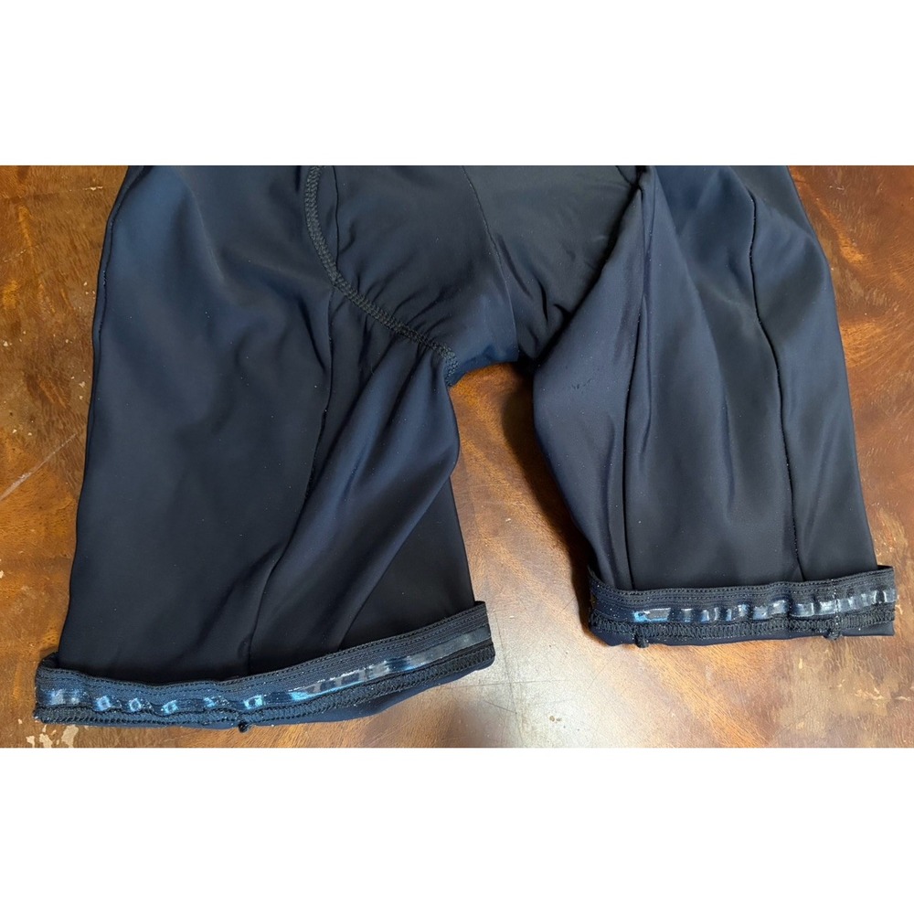 De Marchi Men's XXL Black/Gray Cycling Bib Shorts Padded Mesh Made in Italy - Picture 8 of 9